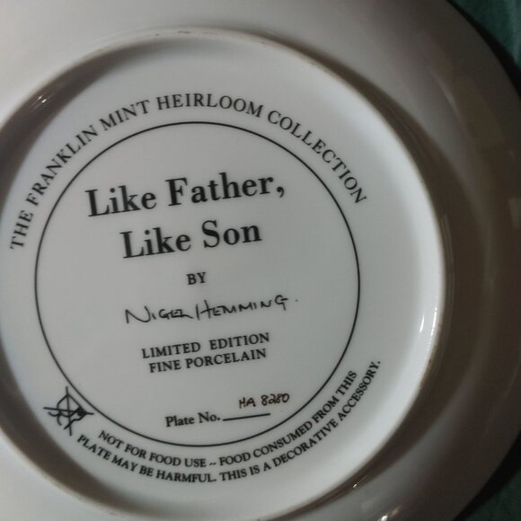 Labrador Retriever Collectible Franklin Mint Decorative Plates Set Of 5 - Picture 8 of 14